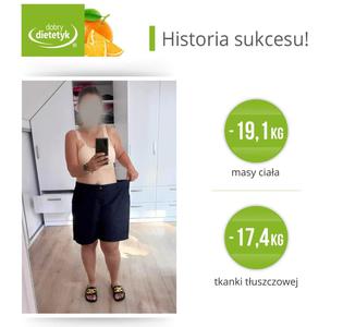 Metamorfoza wspaniałej pacjentki - minus 19,1 kg!
